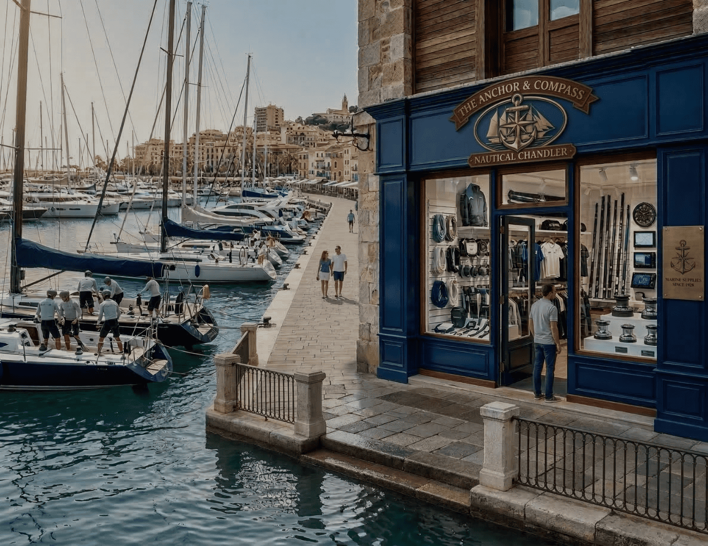 E-commerce growth for marine chandleries managed by a specialized digital marketing agency.