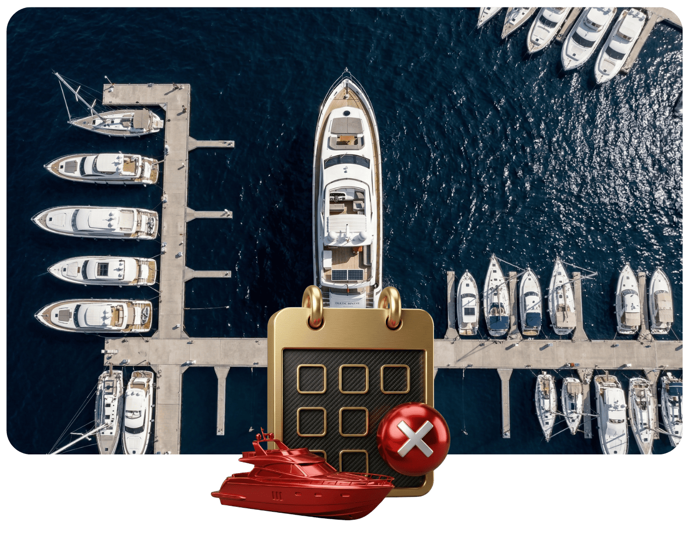 Potential yacht charter clients leaving a website due to poor user experience and lack of sales automation.